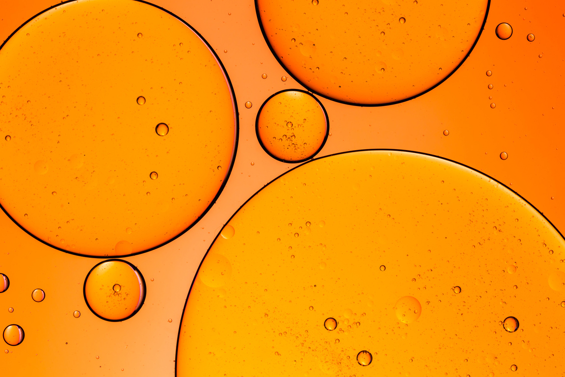 abstract oil bubbles